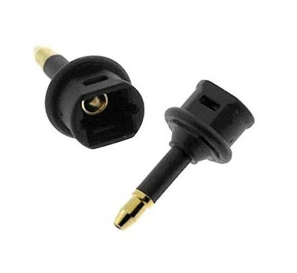 Букса преходна, 3,5mm JACK(м), Toslink оптичен(ж)