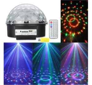 Дискотечена магическа топка със светлинни ефекти RGB 5W 220V