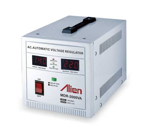 Стабилизатор на напрежение със серво мотор MDR-2000VA 140VAC/260VAC 220VAC 2000VA