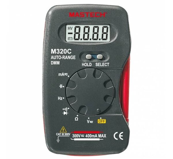 Мултицет със зумер M320C VAC/VDC | ADC/AAC | OHM | F | Hz
