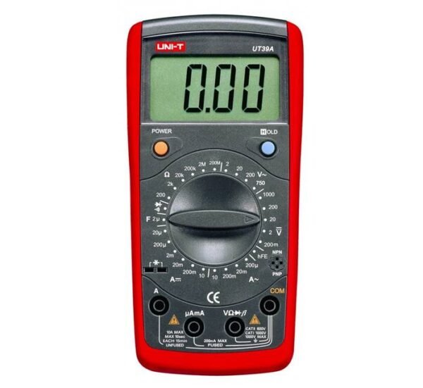 29019-A.jpg Мултицет UT-39A+, зумер, VAC, VDC, AAC, ADC, OHM, F