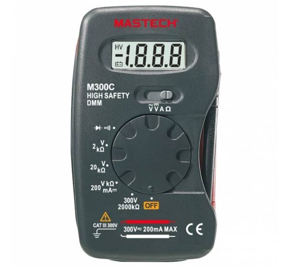 29023-A.jpg Мултицет със зумер M300C VAC/VDC | ADC/AAC | OHM | F