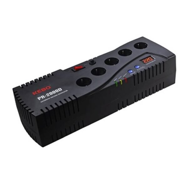 Стабилизатор на напрежение с релета PR-2000D 140VAC/260VAC 220VAC 2000VA