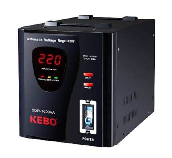 420829.jpg Стабилизатор на напрежение с релета SDR-3000 140VAC/260VAC 220VAC 3000VA