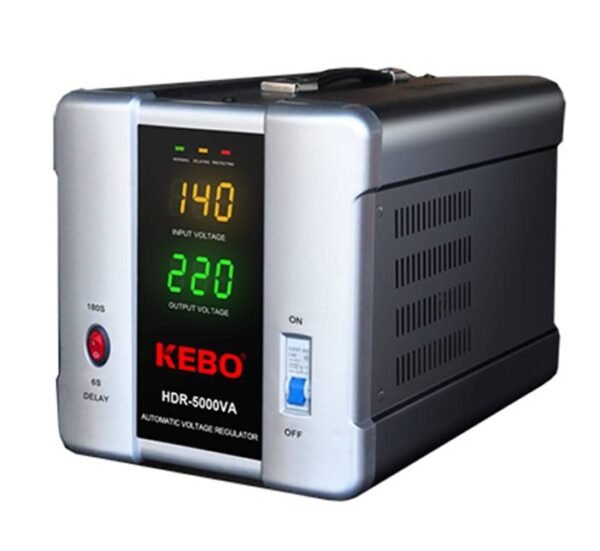 420842.jpg Стабилизатор на напрежение с релета HDR-5000 140VAC/260VAC 220VAC 5000VA