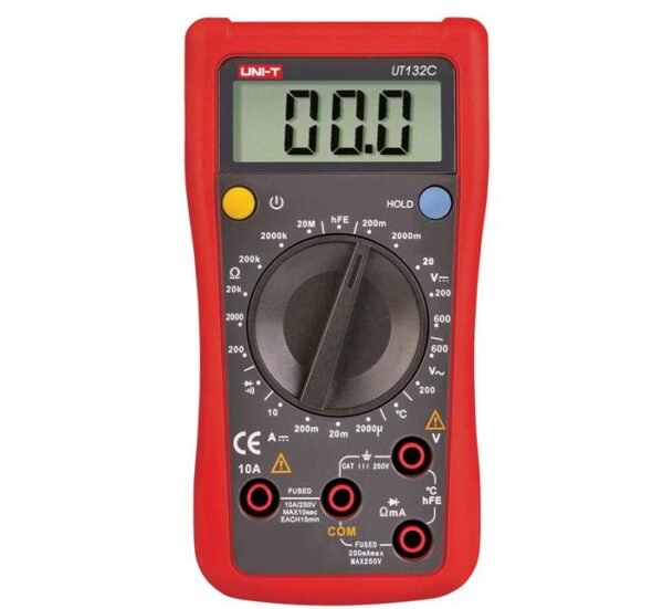 Мултицет с термосонда и зумер UT-132C VAC/VDC | ADC | OHM | °C