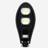 Прожектор LED, уличен с монтажна стойка, соларен панел, ДУ, 2x7W, 6000K, IP67