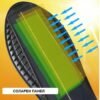Прожектор LED, уличен с монтажна стойка, соларен панел, ДУ, 2x7W, 6000K, IP67