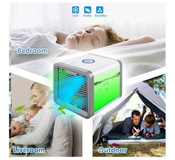 Настолен климатик Artic 3в1, вентилатор, охлаждане с вода, лед, регулируем, USB