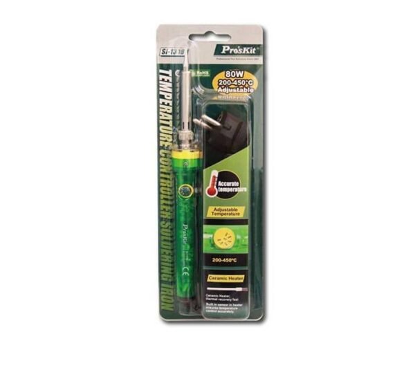 Поялник SI-131B, права човка, нагревател, регулируем, 220VAC, 80W