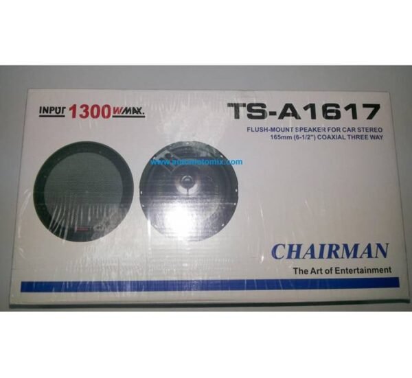 Автомобилни говорители TS-A1617, комплект, 1300W, 6,5"