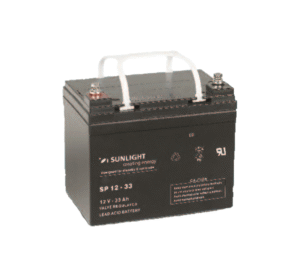 Акумулаторна оловна батерия SUNLIGHT 12V 33AH 195х130х168mm