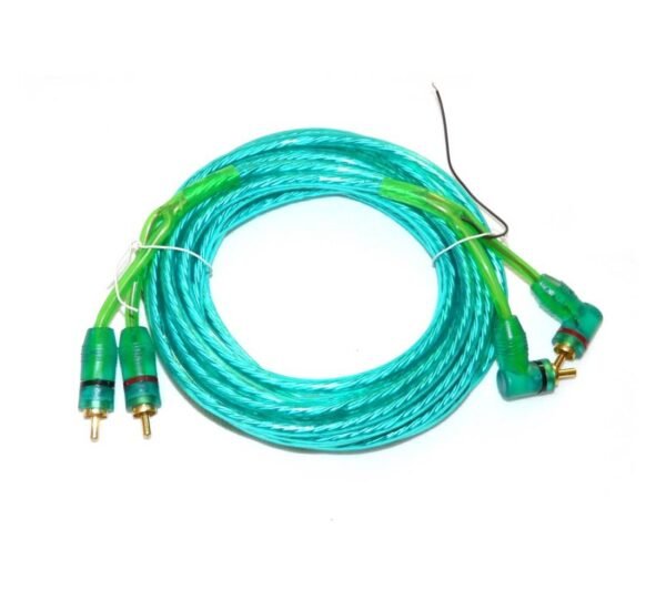 Кабел с високо качество, управление, 2xRCA(м), 2xRCA(м), ъглови/прави, 5m