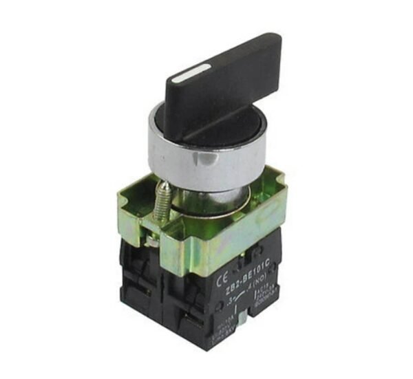 Ключ ротационен BJ53, 3 положения, незадържащ, 2НО, 250VAC, 10A, 40x30mm