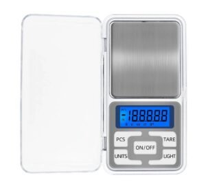 Везна бижутерска, електронна, LCD дисплей, светеща, 200g, 0,01g