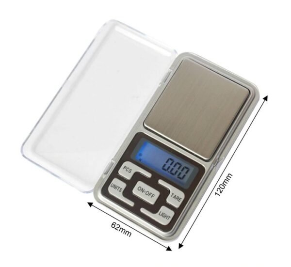 Везна бижутерска, електронна, LCD дисплей, светеща, 200g, 0,01g