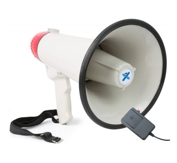 06936-A Мегафон DH-10, рупорен, сирена, запис, 20W, 6xR20, 300m
