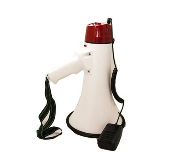 06936-B Мегафон DH-10, рупорен, сирена, запис, 20W, 6xR20, 300m