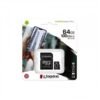 MicroSDHC, карта памет KINGSTON, клас 10, адаптер, 64GB