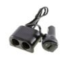 Автомобилен разклонител 1641, 2 гнезда за запалка(ж), 1xUSB, 10A, 12VDC, 24VDC, 0,75m