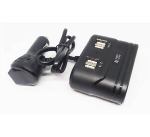 Автомобилен разклонител 1680, 3 гнезда за запалка(ж), 4xUSB, 10A, 12VDC, 24VDC, 0,75m