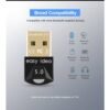 Bluetooth Dongle, блутуут 5.0, приемник за аудио музика, USB, 20m