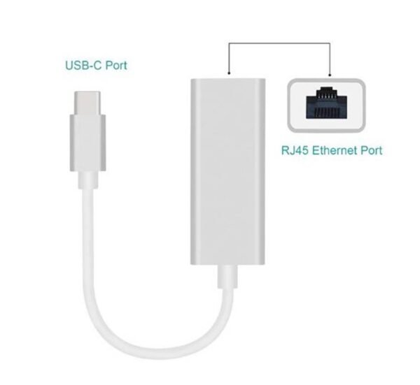 00467-B Мрежова LAN карта, външна, USB TYPE-C, RJ45 8pin, 10/100MB/s