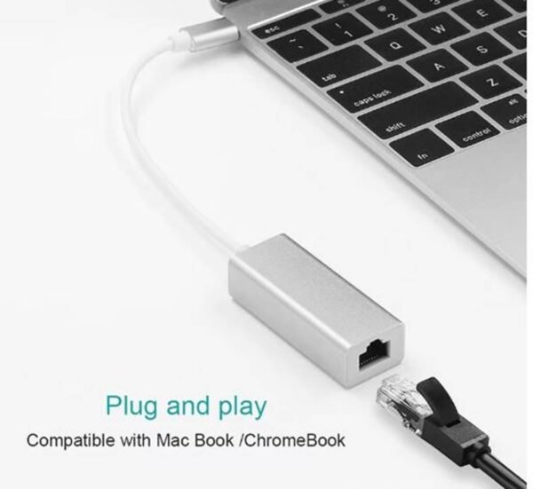 00467-C Мрежова LAN карта, външна, USB TYPE-C, RJ45 8pin, 10/100MB/s