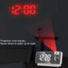 Часовник с проектор S282A, LED, огледален, термометър, -10°C до 50°C
