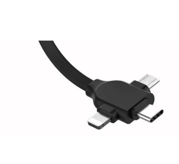 06191-A Кабел универсален, USB-A(м), USB-C(м), MICRO USB(м), Apple lightning(м), 1m
