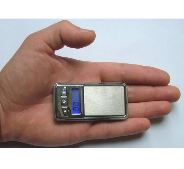 Кантар везна P138, мини бижутерски с подсветка, електронен, до 200g