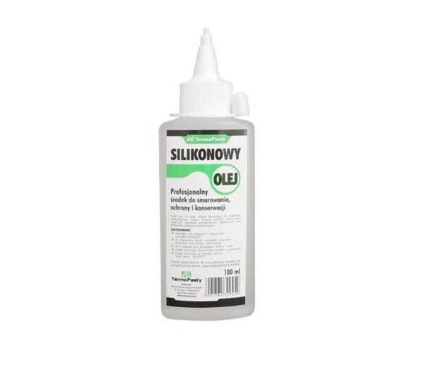 Смазка силиконово масло, олио, високотемпературно, до 200°C, флакон, 100ml