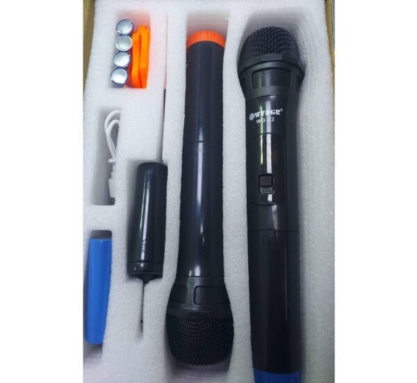 Професионална система WG-22, 2 безжични микрофона, предавател, приемник