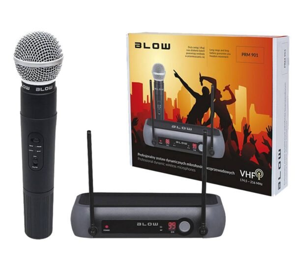 07090-D Професионална система PRM-901, 1 безжичен микрофон, предавател, приемник, 50m