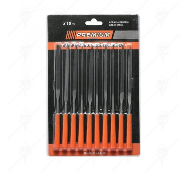 Малки пили за метал, финни, Ф3x140mm, комплект 10бр.