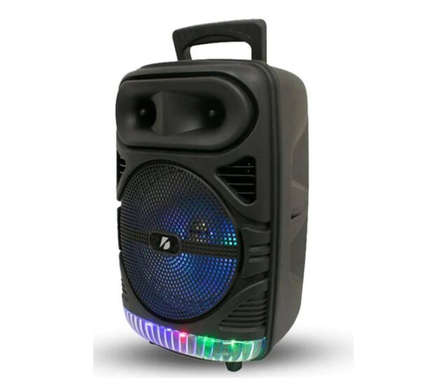 Караоке тонколона KTS-1175, 8", активна, вграден усилвател, 1 жичен микрофон, ДУ, 20W