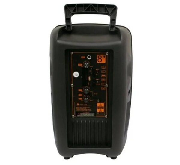 Караоке тонколона KTS-1175, 8", активна, вграден усилвател, 1 жичен микрофон, ДУ, 20W