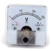 Волтметър аналогов 69L13, AC, директен, 300VAC, Ф50mm, 80x65mm