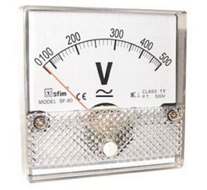 Волтметър SF-80, AC/DC, директен, 500V, Ф65mm