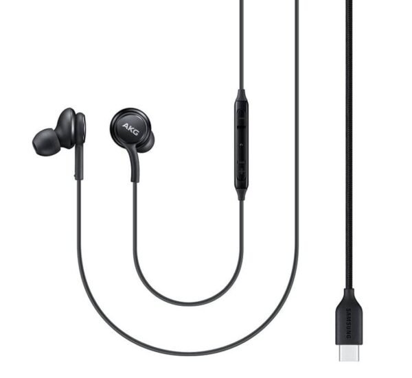 Слушалки тапи, съвместими с Samsung, микрофон, кабел, TYPE-C, стерео