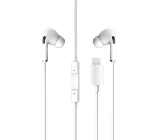 Слушалки за Iphone YTL-01, тапи, микрофон, кабел apple lightning(м), 1,2m