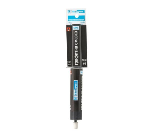 Българска смазка MKS, графитна, спринцовка, флакон, 10ml