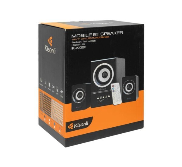 Компютърни тонколонки U-2700BT, блутуут, буфер, дистанционно, 1x5W, 2x3W