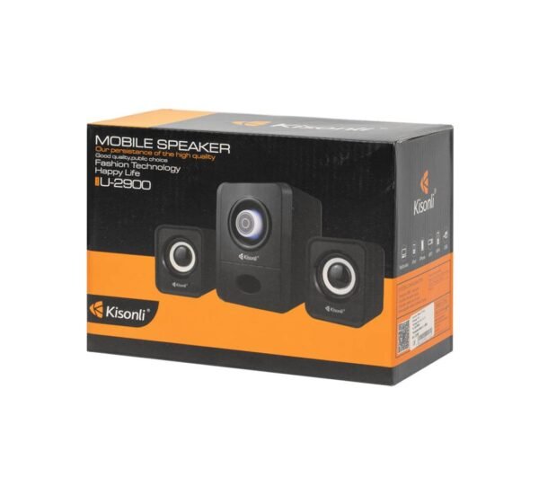 Компютърни тонколонки U-2900BT, блутуут 5.0, буфер, 1x5W, 2x3W, USB