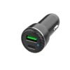 Автомобилно зарядно TX568C, бързо зареждане, USB, Type-c, от 5V до 12V, 25W