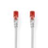 Кабел мрежов Nedis, кръгъл, UTP, LAN, PATCH, RJ45 8pin(м), CAT6, 10m