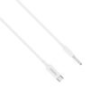 Аудио кабел за музика ET-AUX29, Type-C(м), 3,5mm JACK(м), бял, 1m