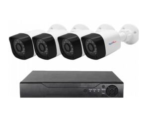 Комплект за видео наблюдение Lylu, 4 бр. камери с кабел, DVR, AHD, USB