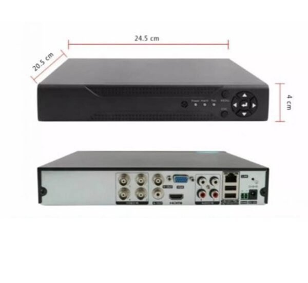 26154-C Комплект за видео наблюдение Lylu, 4 бр. камери с кабел, DVR, AHD, USB