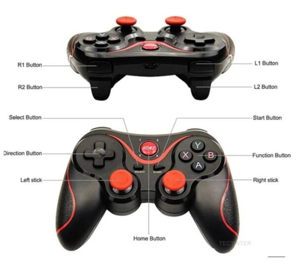 28103-C Джойстик, контролер X3, безжичен, блутуут, компютър, телефон, playstation 3